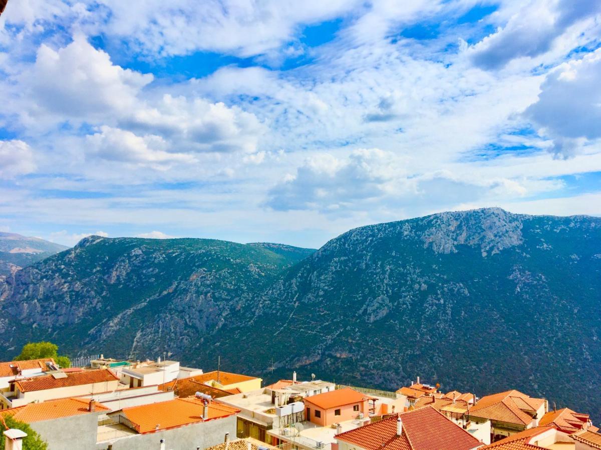 Апартаменты Delphi Celebrity V I P The Navel Of The Earth, Center-Delphi-Penthouse Galaxy&Sky Panoramic View, Harmony&Yoga Экстерьер фото